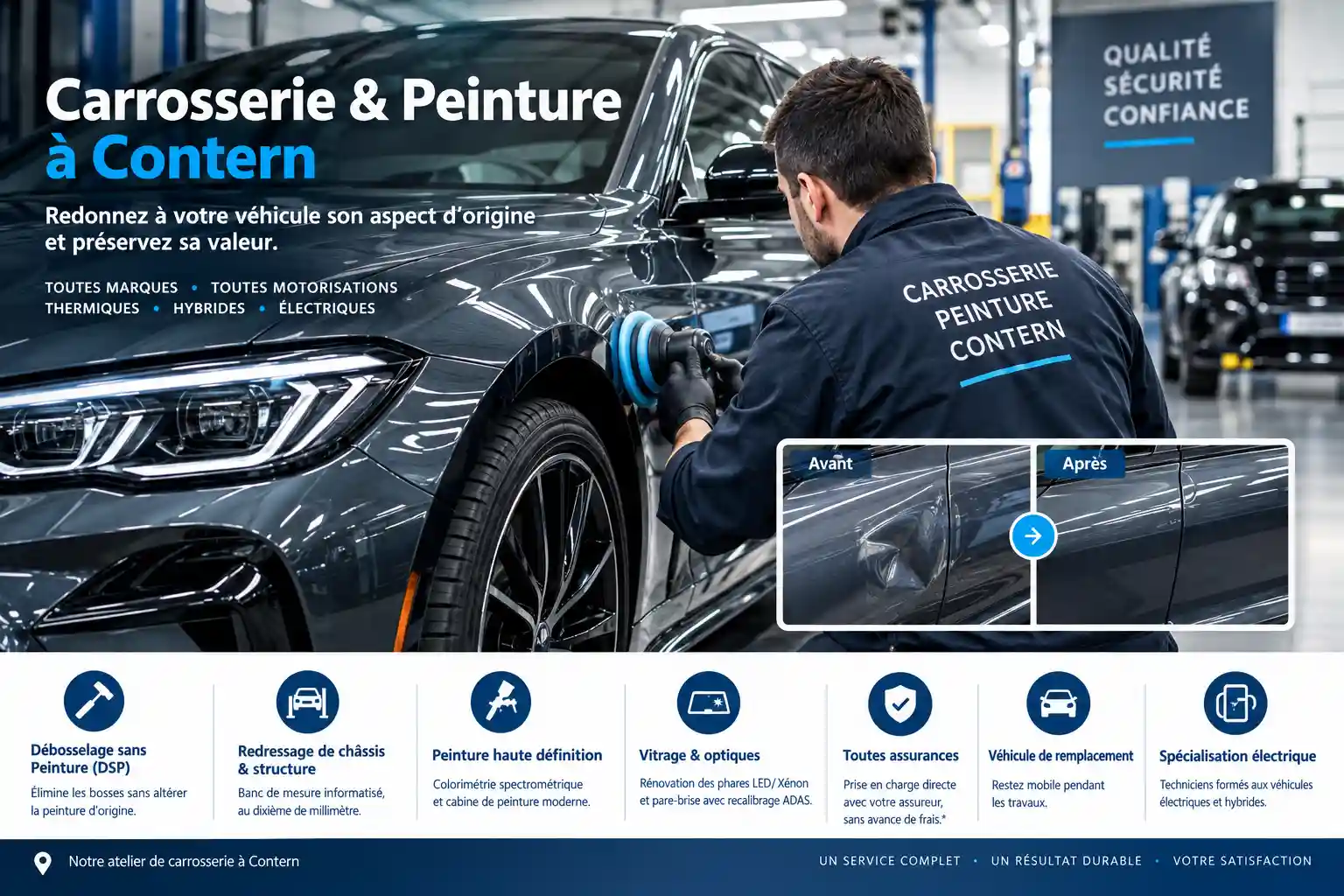 Vous consultez actuellement Carrosserie au Luxembourg : Réparation, Peinture & Service Toutes Assurances